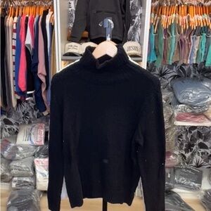 Zenana Black Turtleneck Sweater